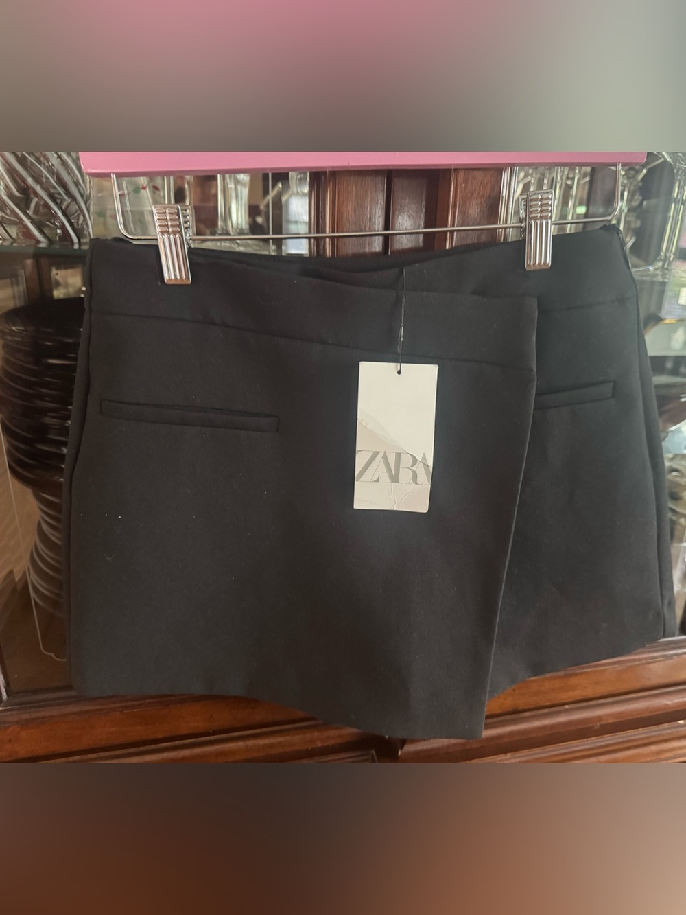 ZARA BLACK SKORT NWT SIZE M